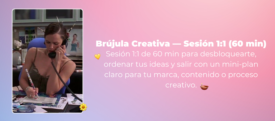 Brújula Creativa — Sesión 1:1 (60 min) 🦋