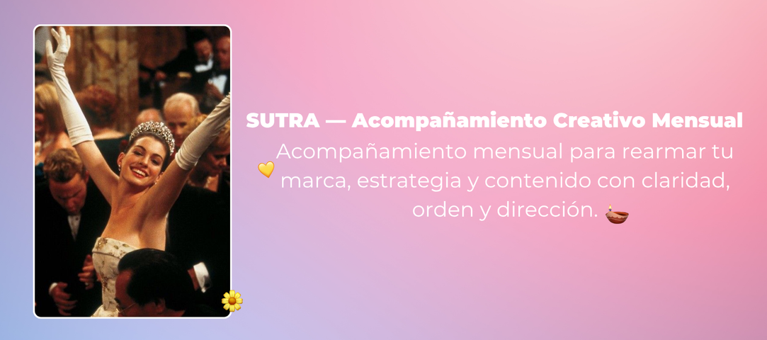 SUTRA — Acompañamiento Creativo Mensual