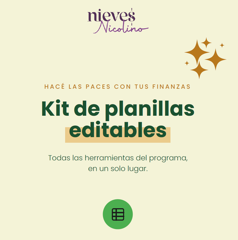 BONO #2: KIT DE PLANILLAS EDITABLES