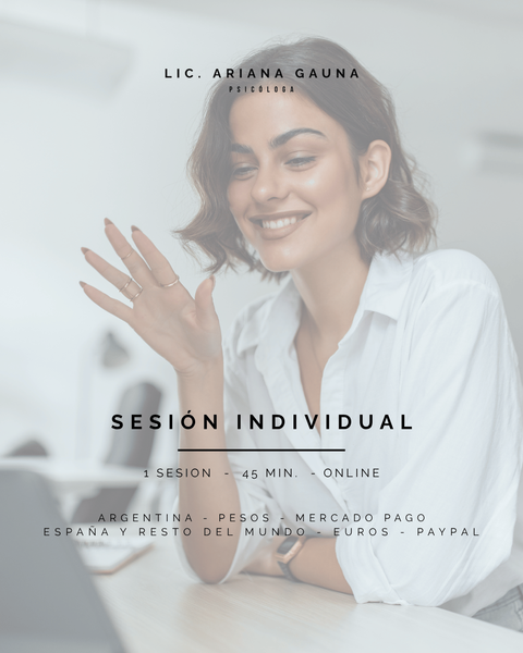 Sesión Online  · Lic. Ariana Gauna