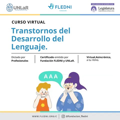Curso Trastornos del Desarrollo del Lenguaje.