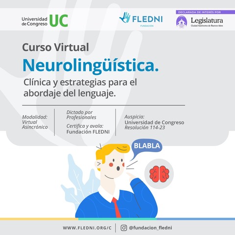 Curso Neurolingüística. Clínica y estrategias para el abordaje del lenguaje. 