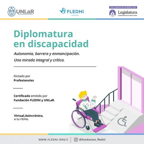 Diplomatura en Discapacidad. Una mirada integral. Autonomía, barreras y emancipación.