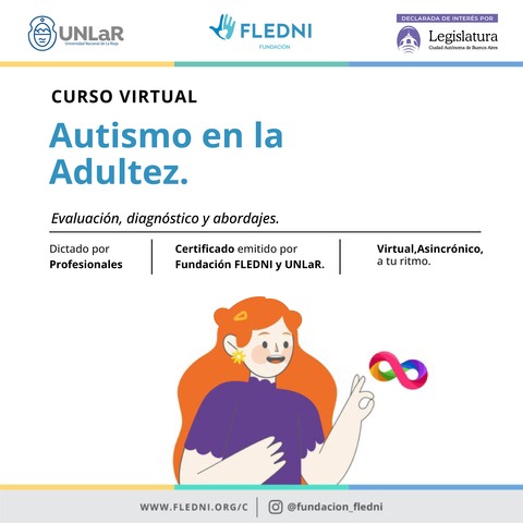 Curso Autismo en la Adultez. Evaluación, diagnóstico y abordajes. 
