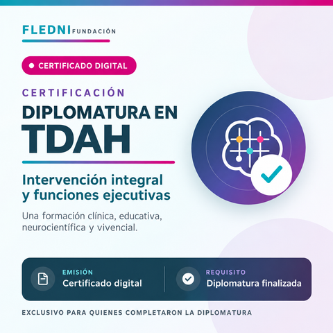 Certificación | Diplomatura en TDAH y Funciones Ejecutivas