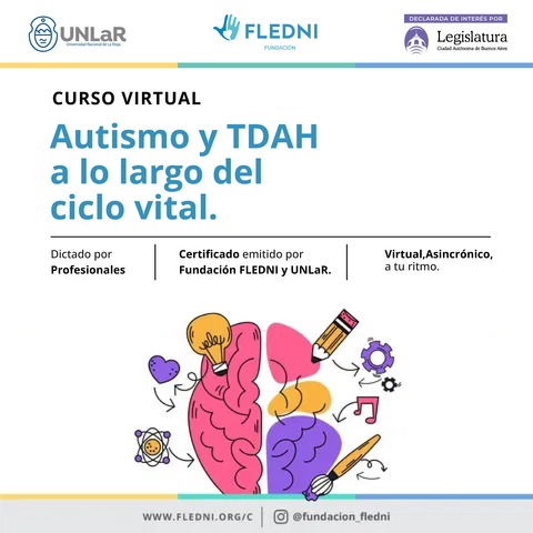 Curso Autismo y TDAH a lo largo del ciclo vital: Un enfoque desde la neurodiversidad.