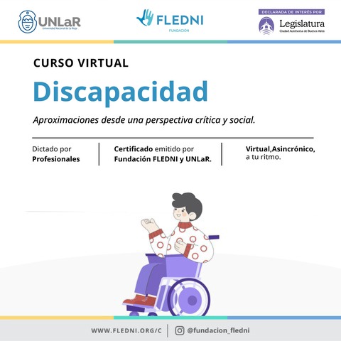 Curso Discapacidad: Aproximaciones desde una perspectiva crítica y social. GRATUITO