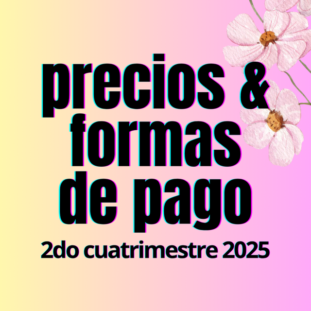 Info inglés 2do cuatri 2025- PRECIOS, HORARIOS Y MÁS!