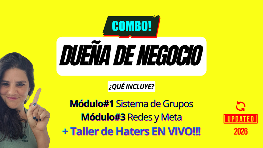 COMBO DUEÑA DE NEGOCIO