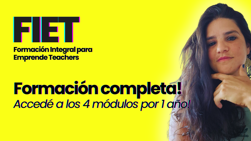 FIET 2026: Acceso a todos los módulos x 1 AÑO + mentoría 1:1 con Lau 