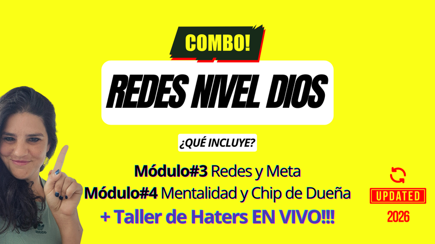 COMBO REDES NIVEL DIOS!