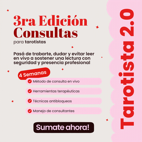 Tarotista 2.0 *3ra Edición* Especial Consultas en vivo 