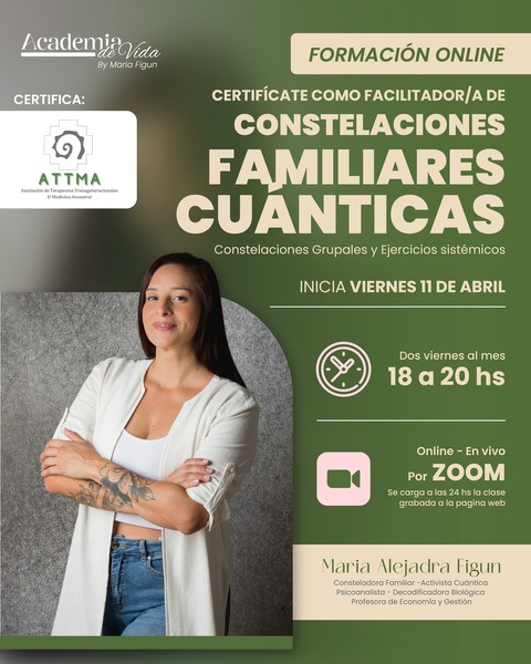 Formación Constelaciones Familiares Cuanticas Fase I- 2025