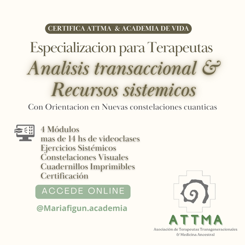 Formacion Especializacion de Análisis Transaccional y recursos sistémicos 