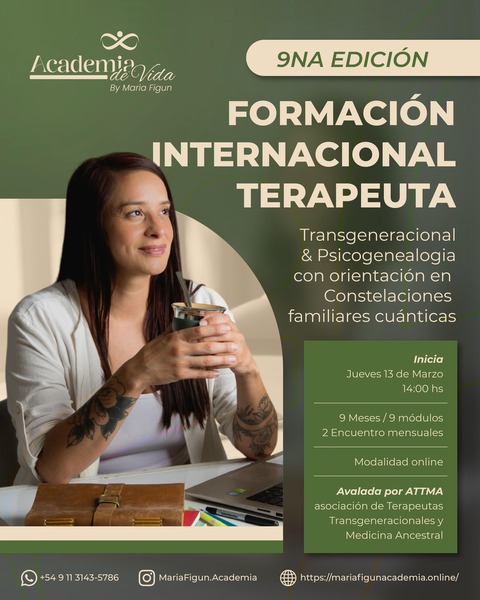 9na Edicion-Formacion Terapeuta Transgeneracional y Psicogenealogia- Marzo 2025
