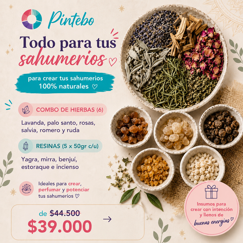 Combo hierbas y resinas. (oferta solo por transferencia)