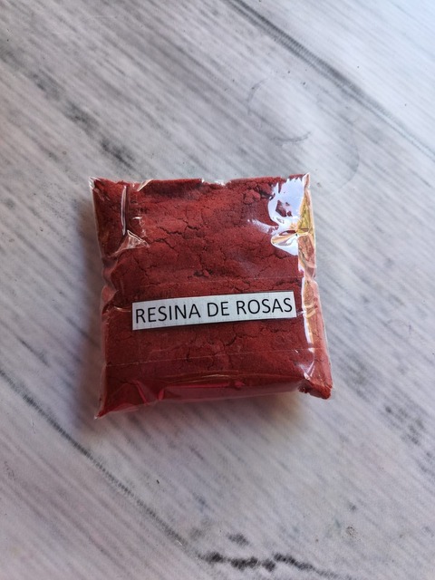 Resina en polvo rosas x 20 gr