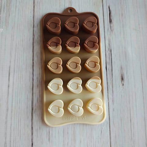Molde 15 corazones