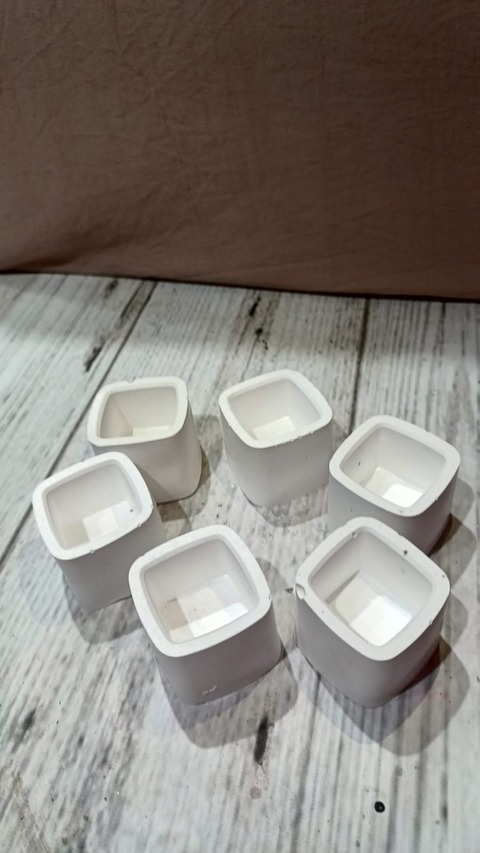 Masetas multiusos cuadradas x 5 unidades 