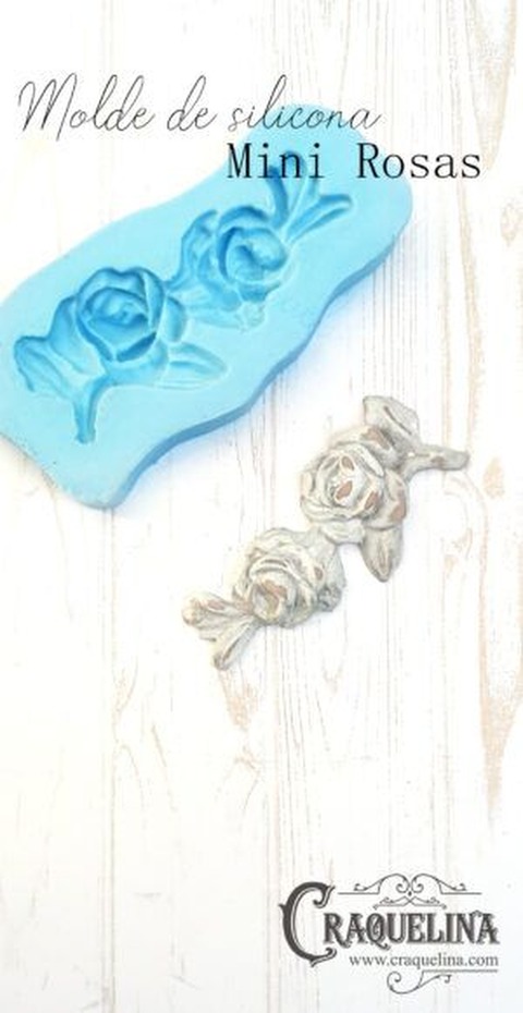 Molde de Craquelina - Mini rosas 