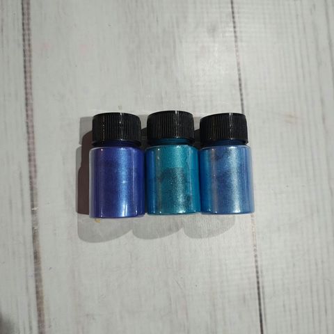Mica en Polvo 15 gr c/u x 3 unidades color: azules