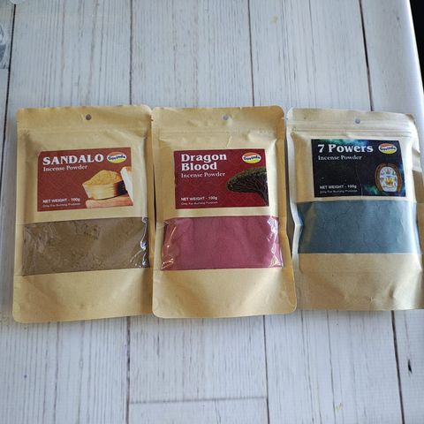 Combo resinas en polvos 3 unidades x 100 gr c/u