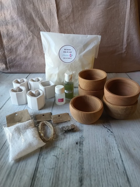 Kit velas de soja  empeza ya a vender tus velitas