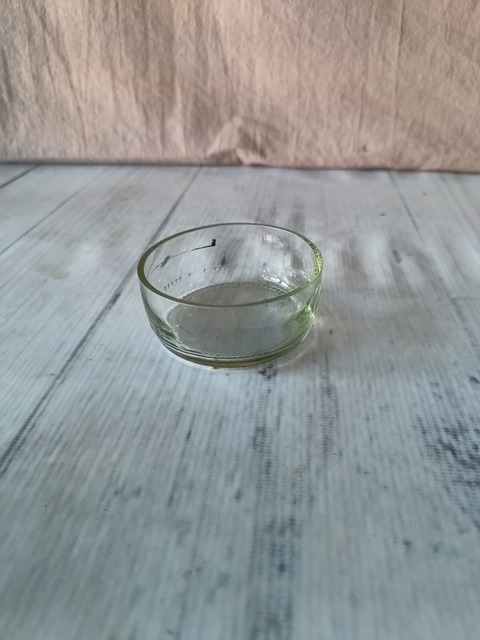 envase de vidrio reciclado para velas 