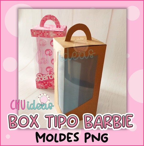 Box visor tipo muñeca Molde PNG