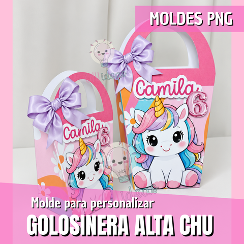 Golosinera alta Chu x2 Molde PNG