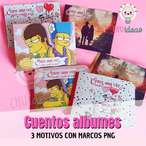 PACK CUENTOS ALBUMES X3 + PACKAGING