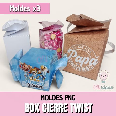 Box cierre Twist x3