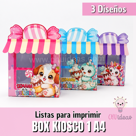 BOX KIOSCOS 1 A4 X3
