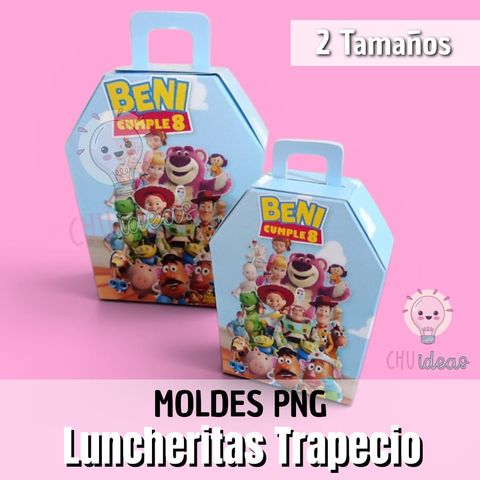 Molde Luncheras Trapecio x2 tamaños