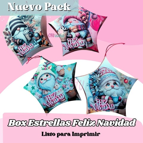 BOX ESTRELLAS X 4 colgantes