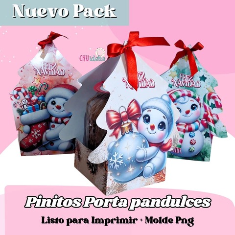 PACKAGING PINITOS PORTA PAN DULCES