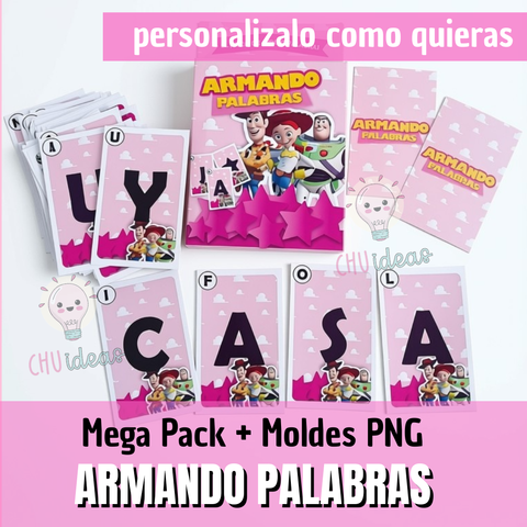 Mega Pack Juego Armando palabras para personalizar