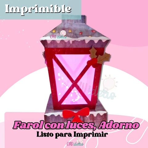 MASTERCLAS DE ARMADO ADORNO FAROL CON LUCES.