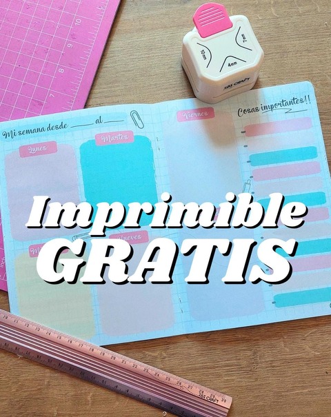 PLANNER SEMANAL + TAPA