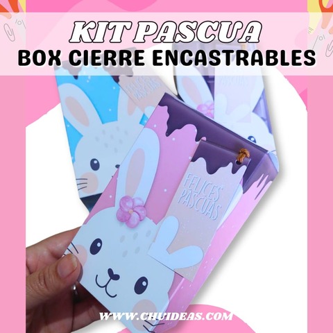 Kit box rectangulares cierre encastrables PASCUAS