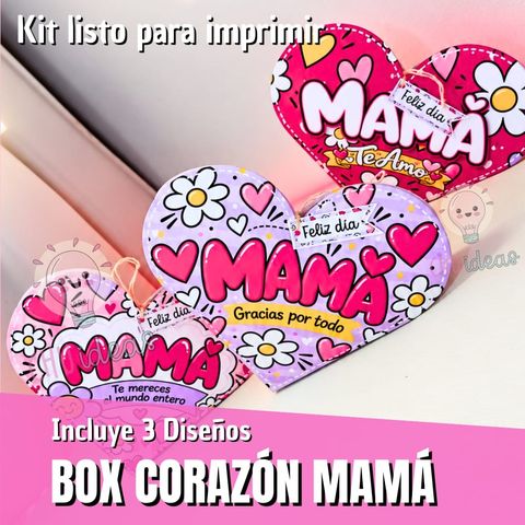 BOX CORAZÓN MAMÁ