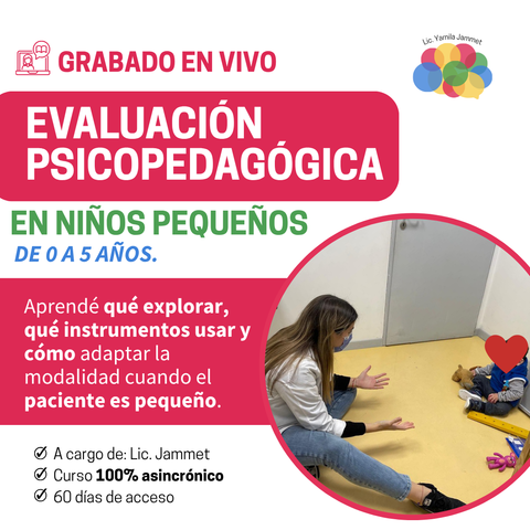 Evaluación psicopedagógica en niños de 0 a 5 años