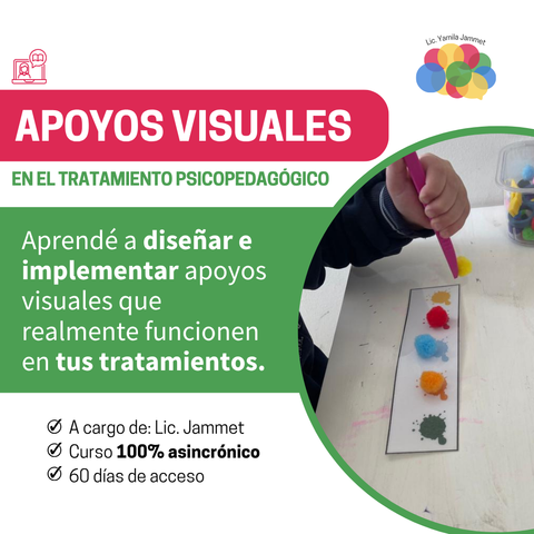 Apoyos visuales en el tratamiento psicopedagógico