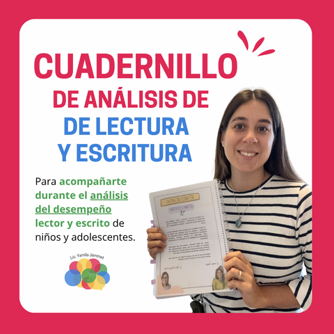 Cuadernillo psicopé: análisis de lectura y escritura