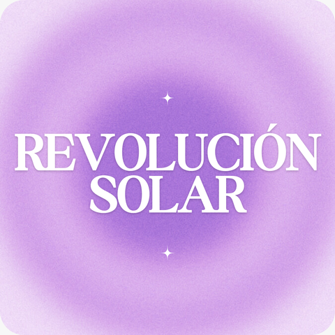 Revolución Solar + tránsitos + lunaciones. 