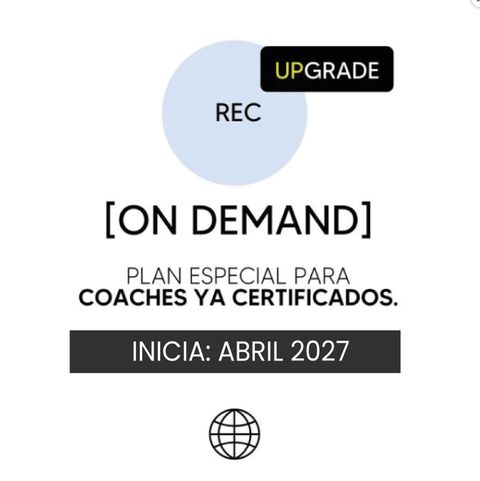 Matrícula PROGRAMA UPGRADE | ON DEMAND - ABRIL 2027