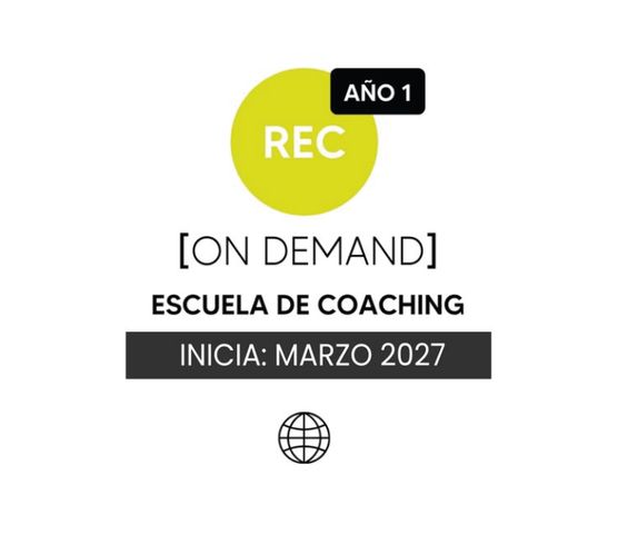 Matrícula Escuela de Coaching | ON DEMAND MARZO 2027 - AÑO 1
