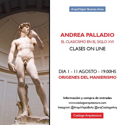 11 AGOSTO - Andrea Palladio - Día 1 (de 2): Orígenes de Manierismo