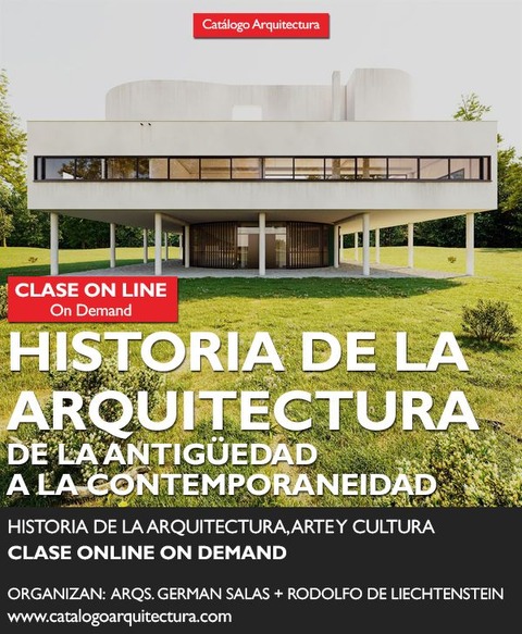 CURSO ONLINE: Historia de la Arquitectura. De la antigüedad a la contemporaneidad.