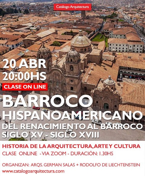 20 ABRIL - 20:00hs (ARG / UTC-3) BARROCO HISPANOAMERICANO